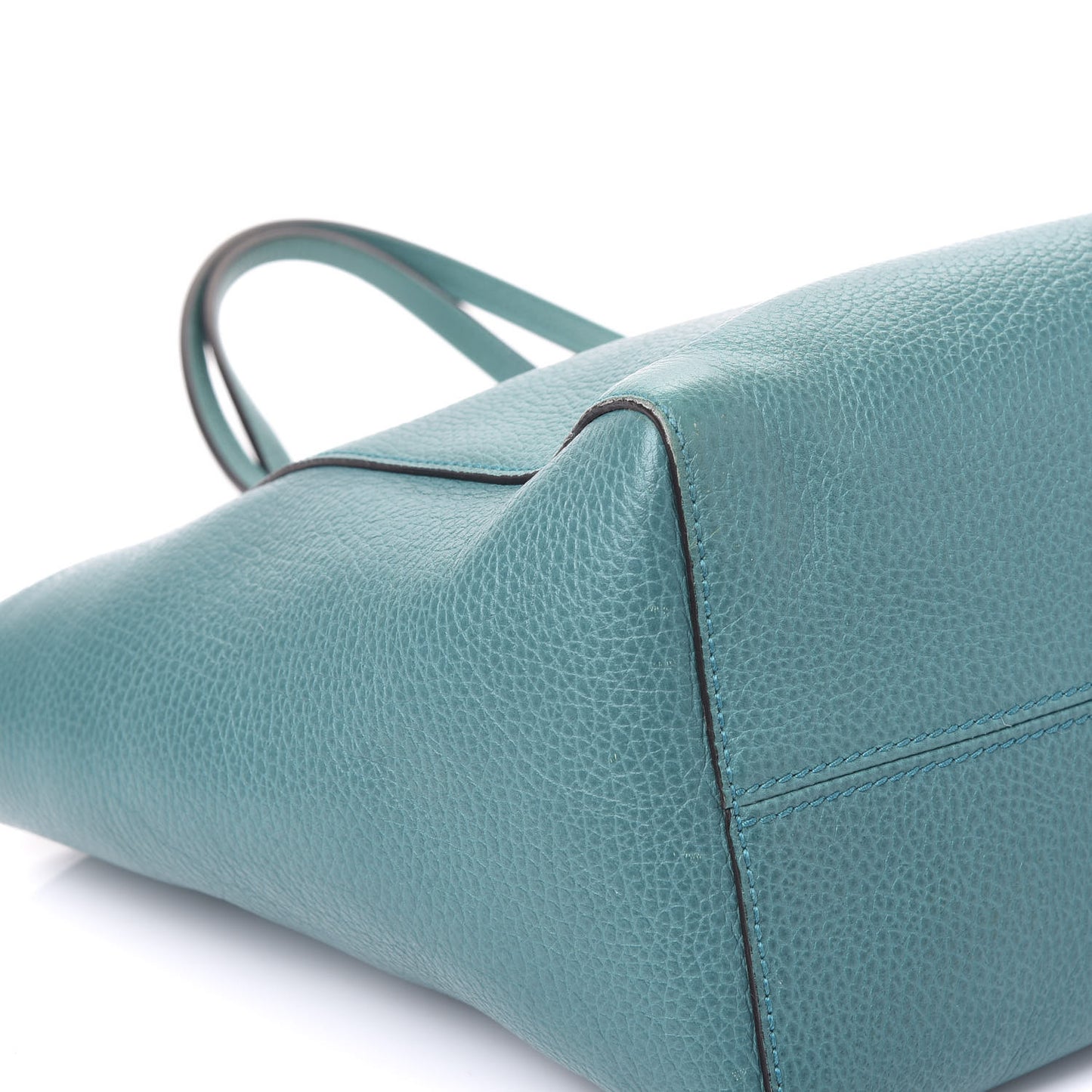 Dollar Calfskin Small Swing Tote Deep Cobalt