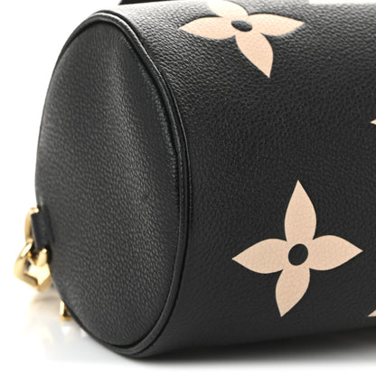 Louis Vuitton Empreinte Monogram Giant Papillon BB Black Beige 8 of 9