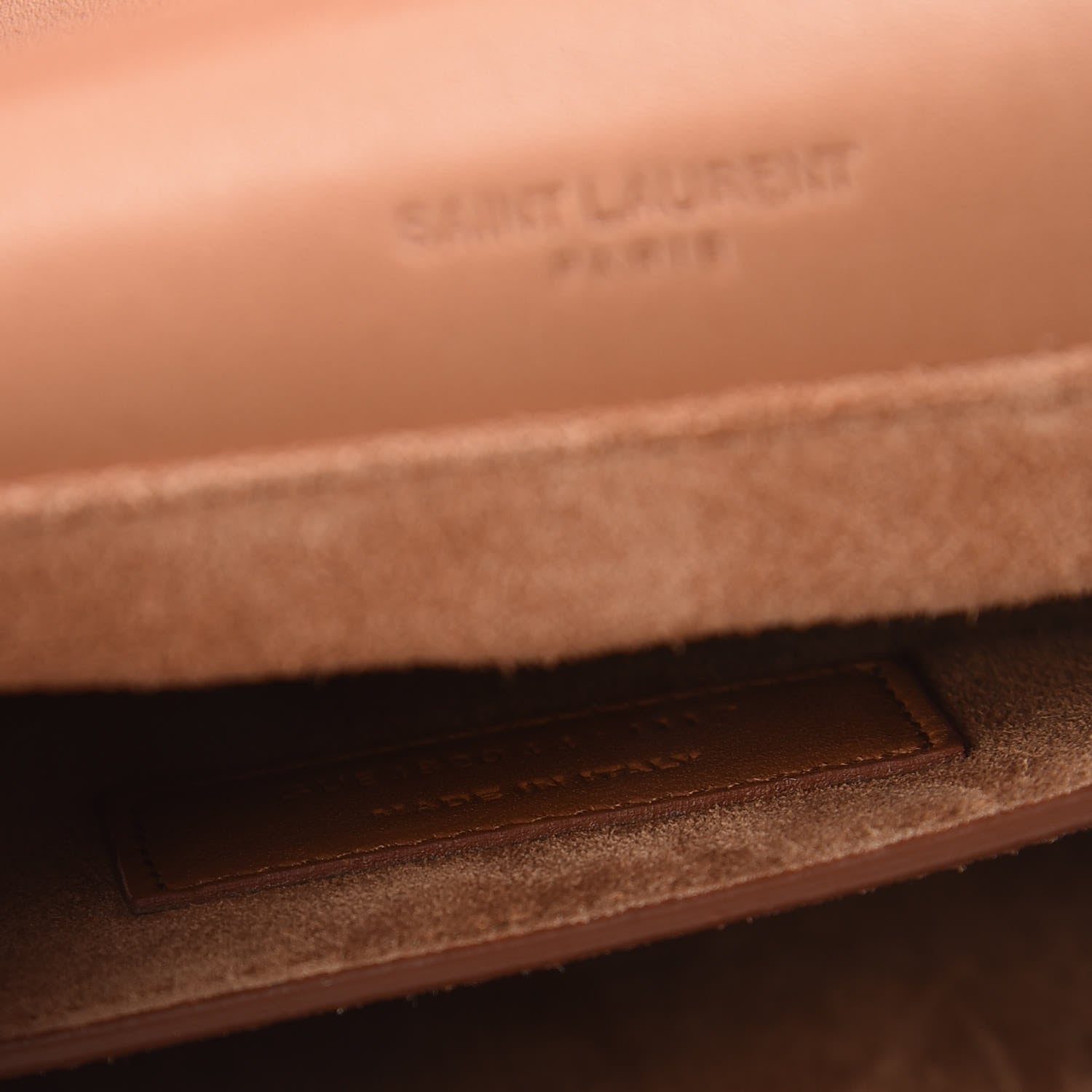 Saint Laurent Calfskin Medium Bellechasse Satchel Brown 8 of 12