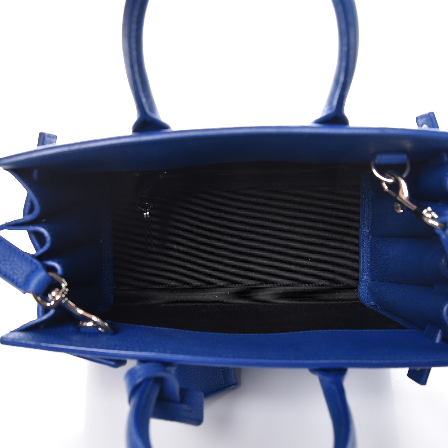 Calfskin Nano Sac De Jour Cobalt Blue