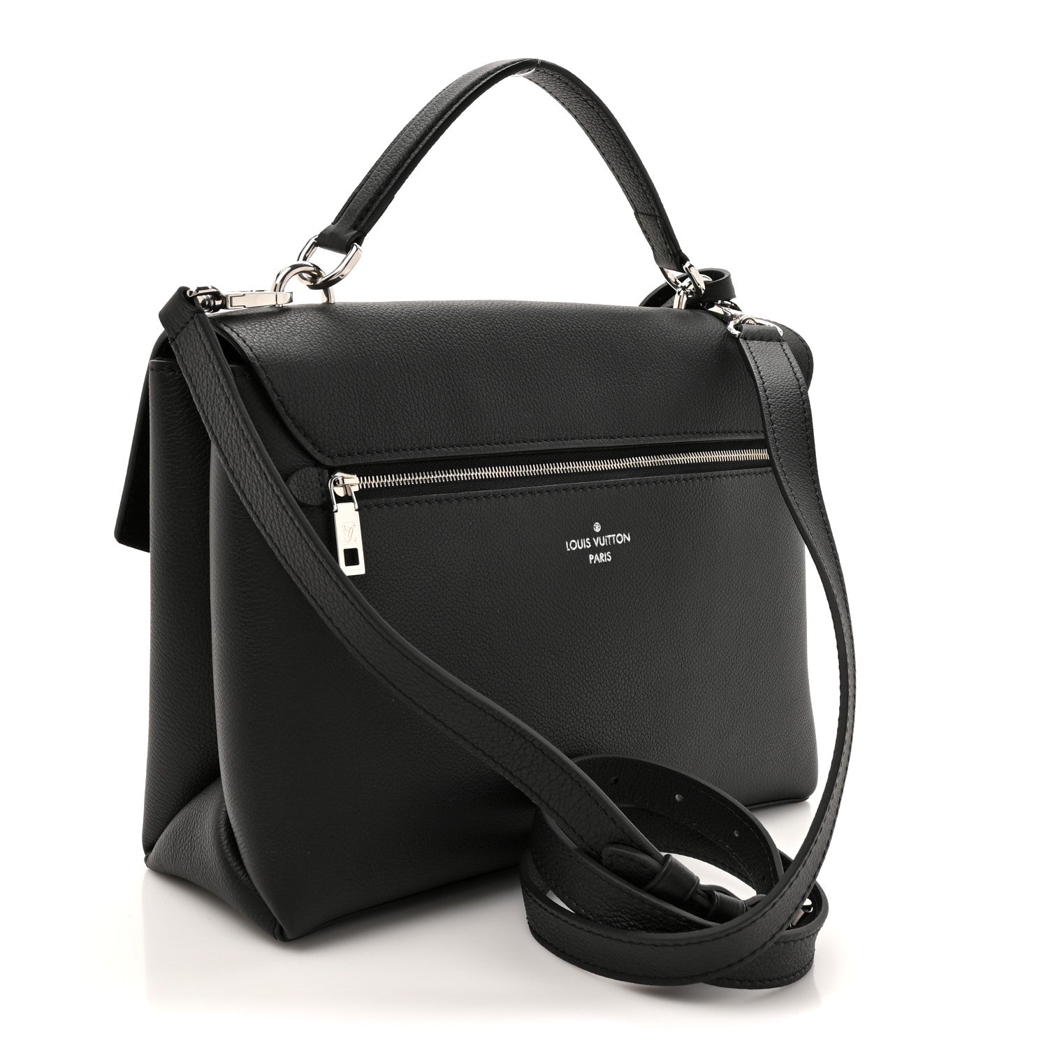 Louis Vuitton Soft Calfskin My Lockme Top Handle Black 3 of 10