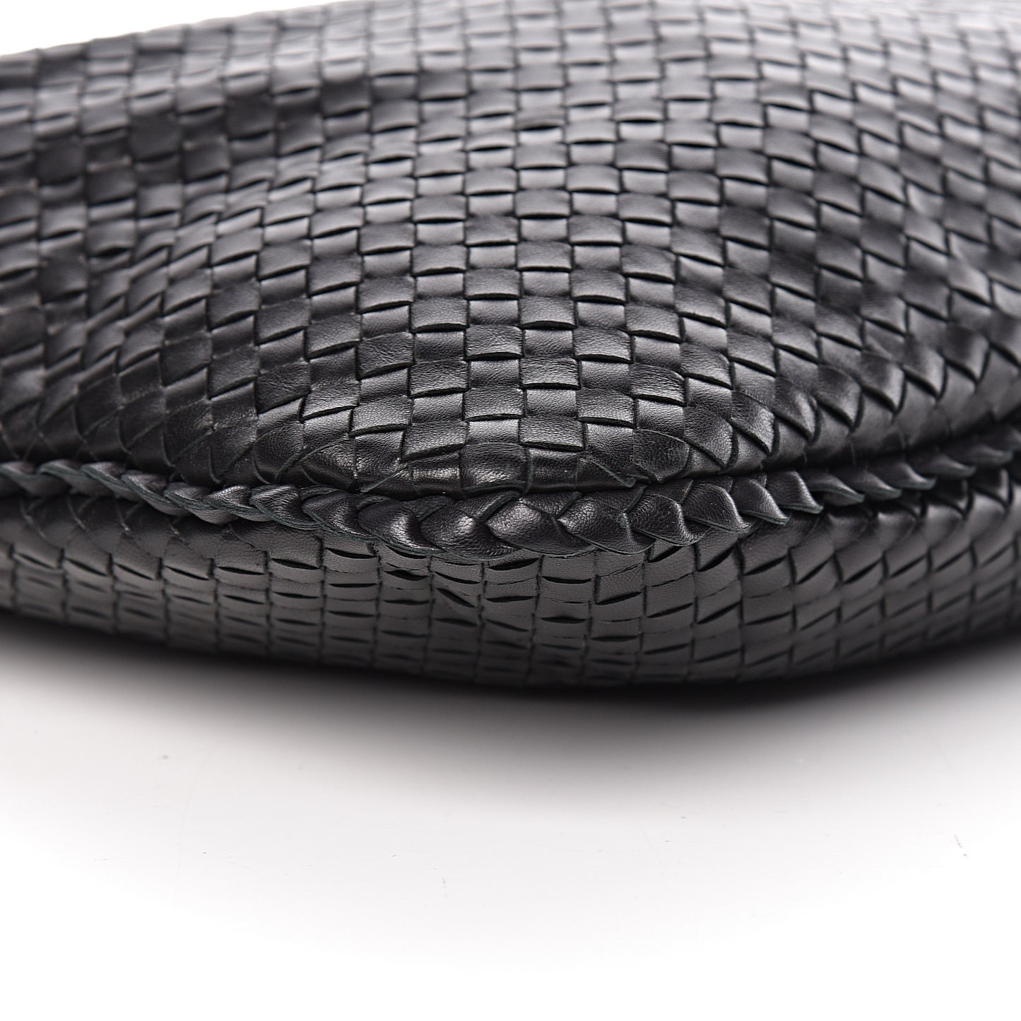 Nappa Intrecciato Large Veneta Hobo Black