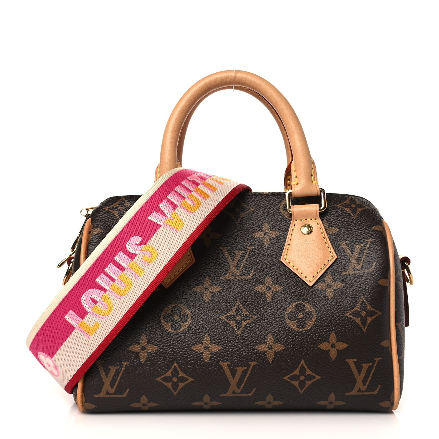 Monogram Speedy Bandouliere 20 Fuchsia