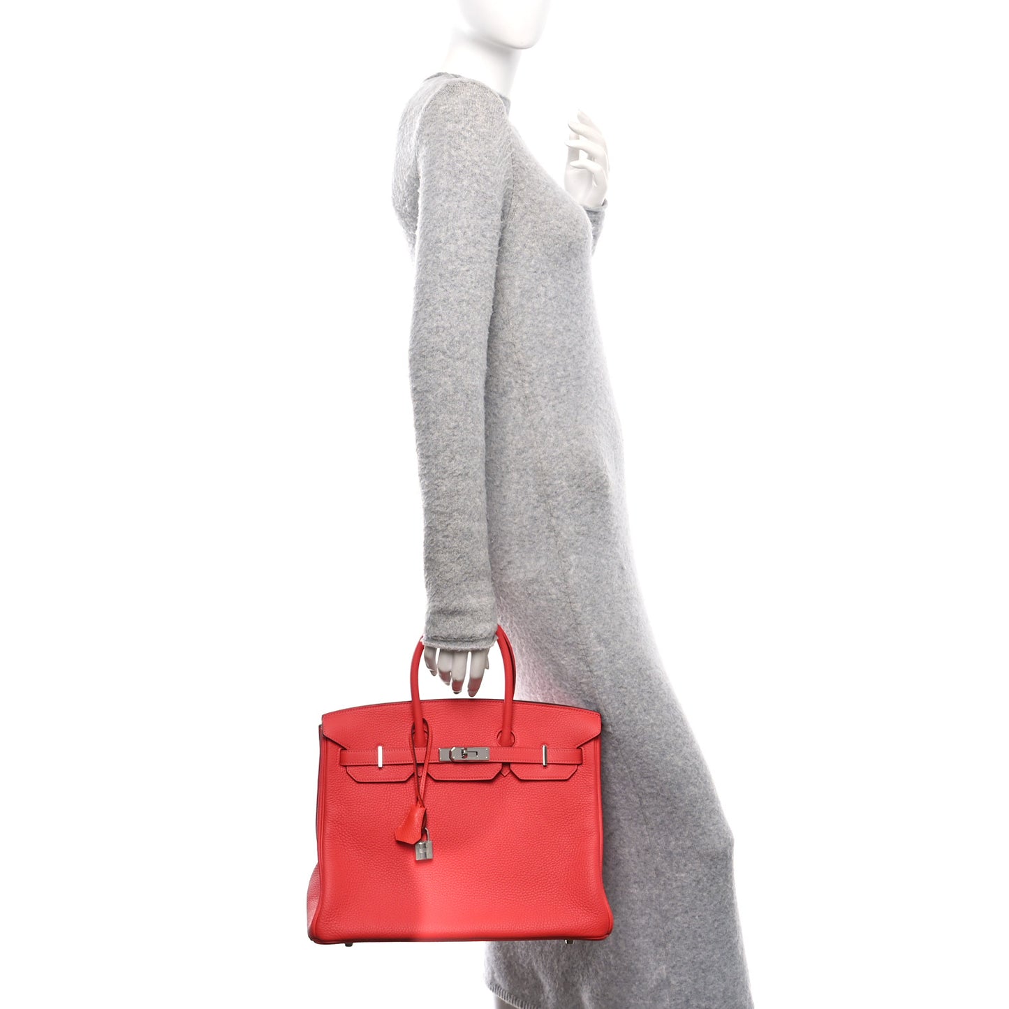 Togo BIRKIN 35 Rouge Pivoine