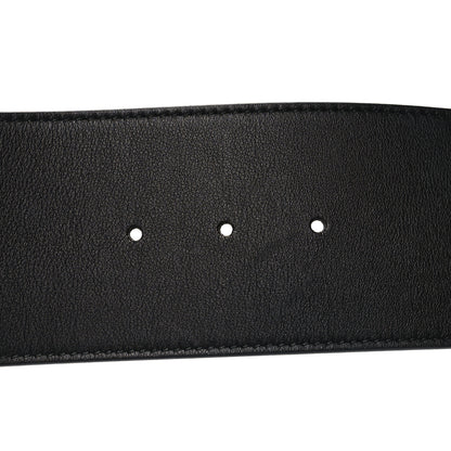 Gucci Moon Calfskin Pearl Double G 70mm Belt 95 38 Black Cream 3 of 6