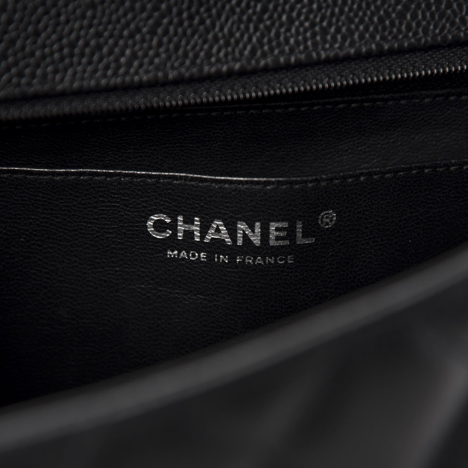 Chanel Caviar Quilted Jumbo Single Flap Black 9 of 11