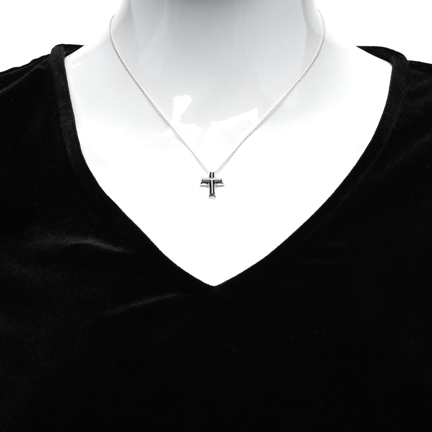 Sterling Silver Paloma Picasso Tenderness Cross Pendant Necklace