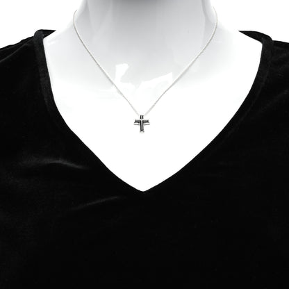 Tiffany Sterling Silver Paloma Picasso Tenderness Cross Pendant Necklace 2 of 7