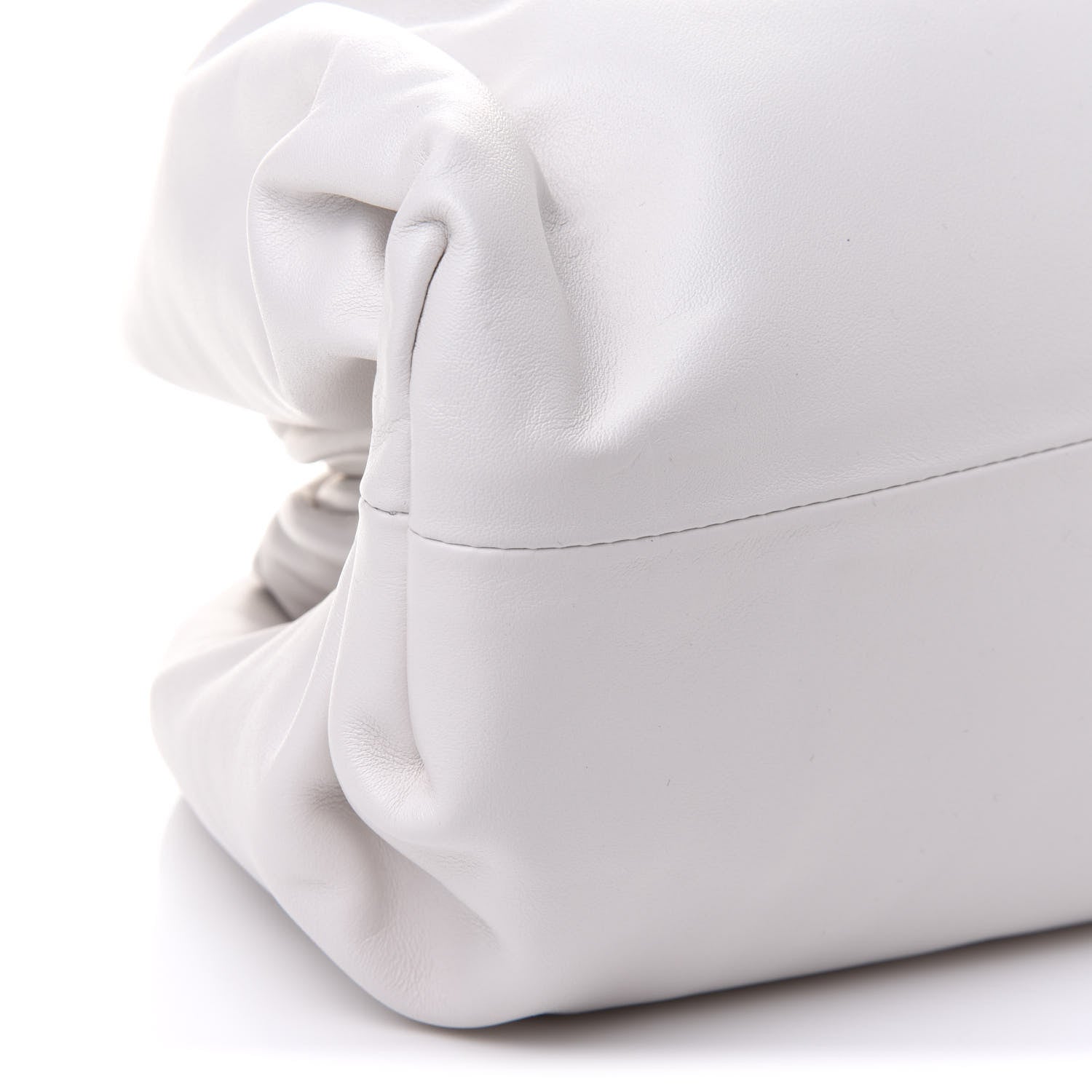Bottega Veneta Smooth Butter Calf The Pouch Oversized Clutch Mist 8 of 10