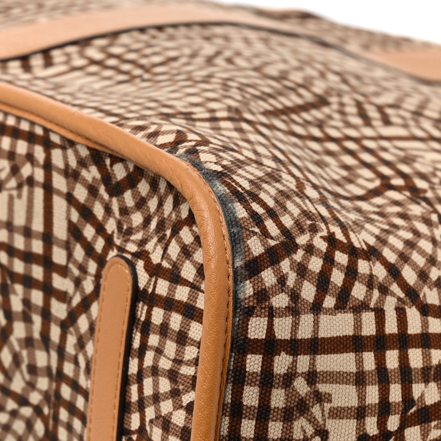 MCM Visetos Large Liz Reversible Shopper Tote Cognac 20 of 20