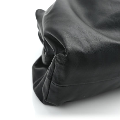 Bottega Veneta Smooth Butter Calf The Pouch Oversized Clutch Black 8 of 9