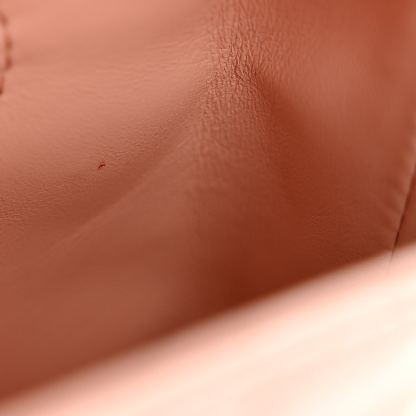 Shiny Aged Calfskin Quilted Nano Kelly Shopper Pink