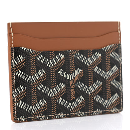 Goyard Goyardine Saint Sulpice Card Holder Black Gold 3 of 6