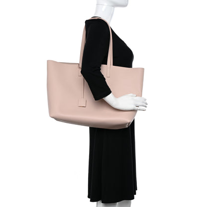 Saint Laurent Calfskin Large Shopping Tote Pale Blush 2 of 11