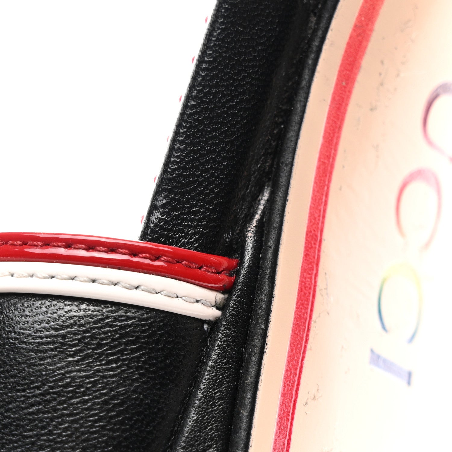 Gucci Malaga Kid Soft Patent Platform Pumps 39.5 Black Hibiscus Red Great White 10 of 13