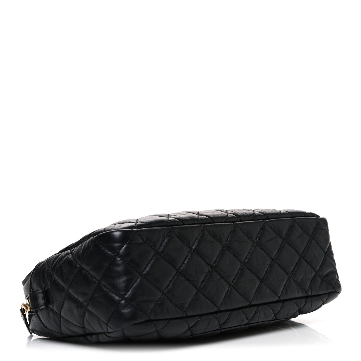 Chanel Aged Calfskin Quilted Medium Reissue Camera Case Black 4 of 10