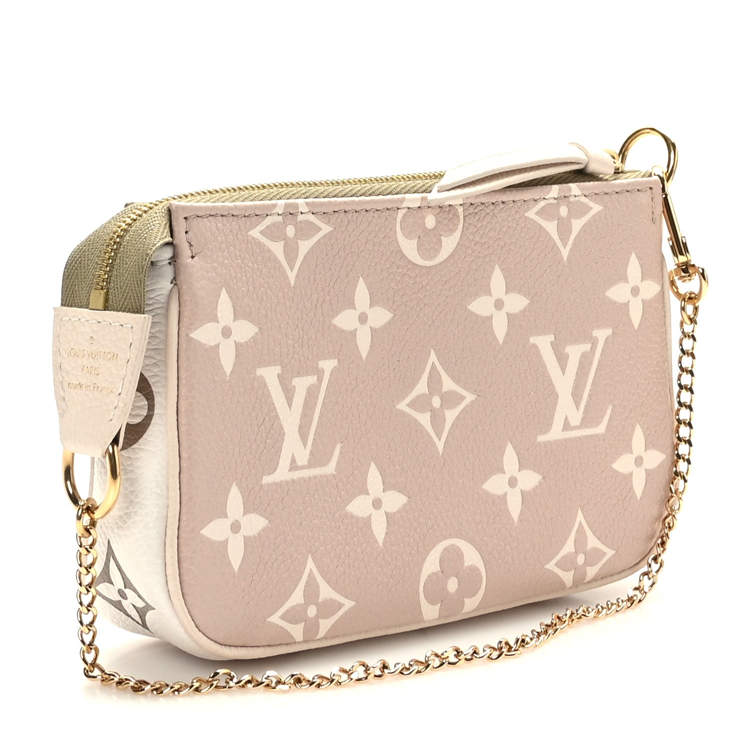 Louis Vuitton Empreinte Spring in the City Mini Pochette Accessories Kaki Beige Cream 2 of 8
