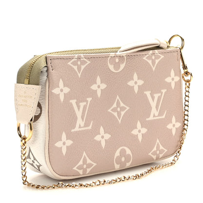 Louis Vuitton Empreinte Spring in the City Mini Pochette Accessories Kaki Beige Cream 2 of 8