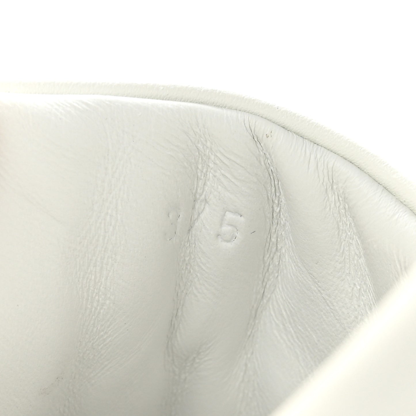 Calfskin Day Sneakers 37.5 White