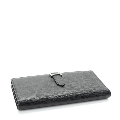 Hermes Epsom Bearn Gusset Wallet Black 4 of 7