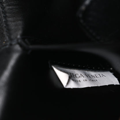 Bottega Veneta Calfskin Intrecciato Bang Bang Vanity Case Black 7 of 13