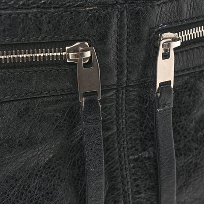 Balenciaga Agneau Classic Hardware Square Tote Black 14 of 17