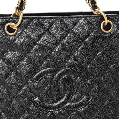 Chanel Caviar Quilted Petit Timeless Tote PTT Black 8 of 12
