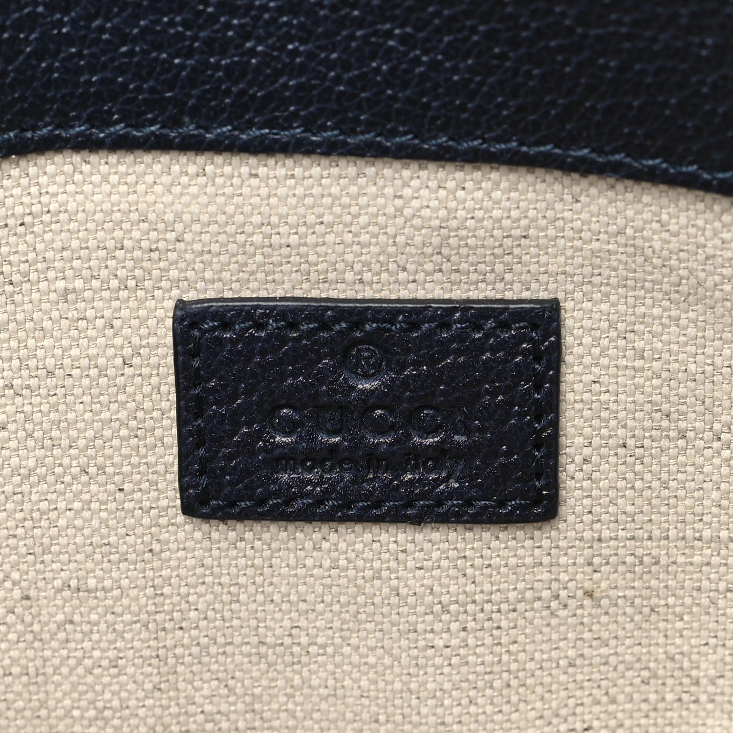 Gucci GG Supreme Monogram Web Small Ophidia Belt Bag 90 36 Beige Navy 5 of 9