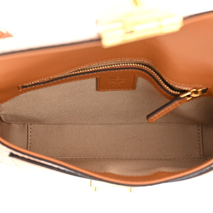 MCM Visetos Small Millie Crossbody Belt Bag Cognac 5 of 10