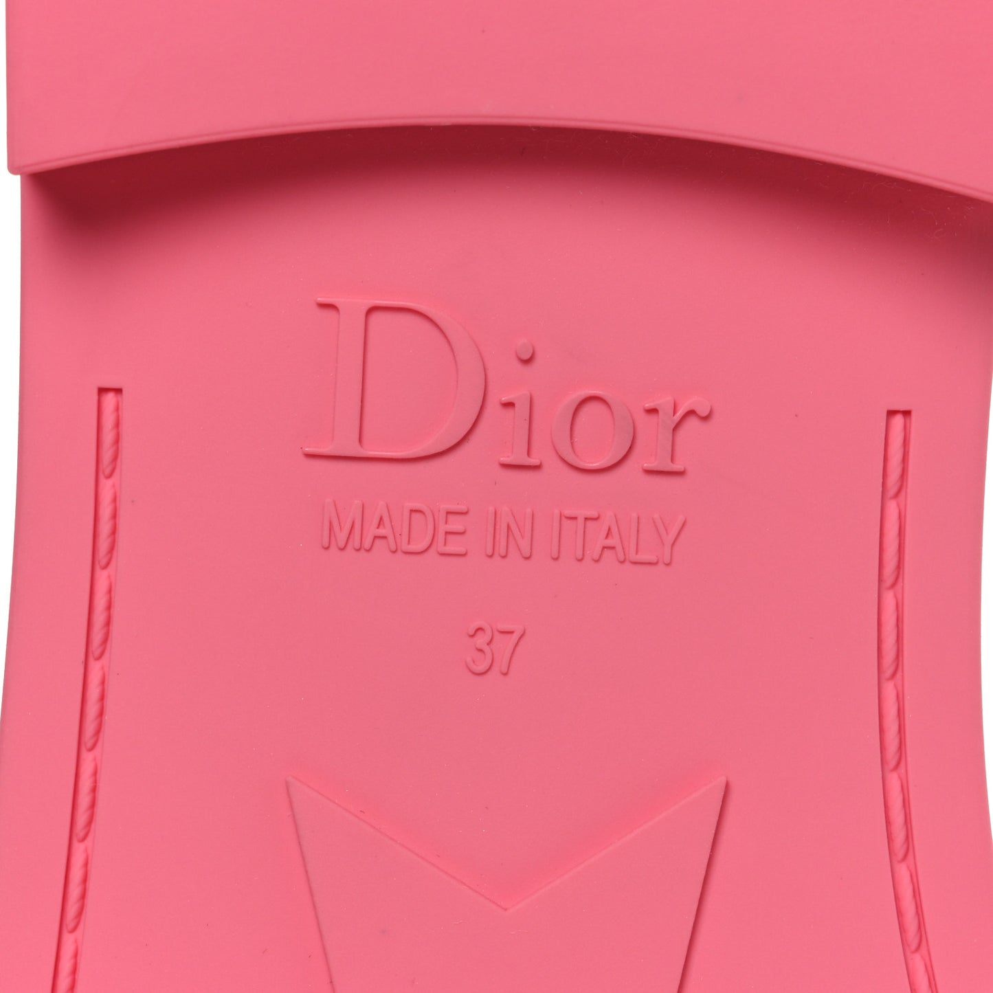 Nylon Dio(r)evolution Slide Sandals 37 Pink