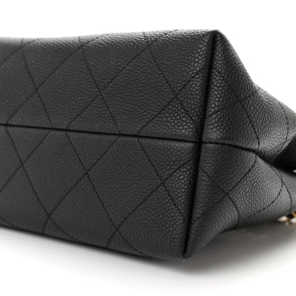 Chanel Caviar Quilted Small City Walk Hobo Black 10 of 10