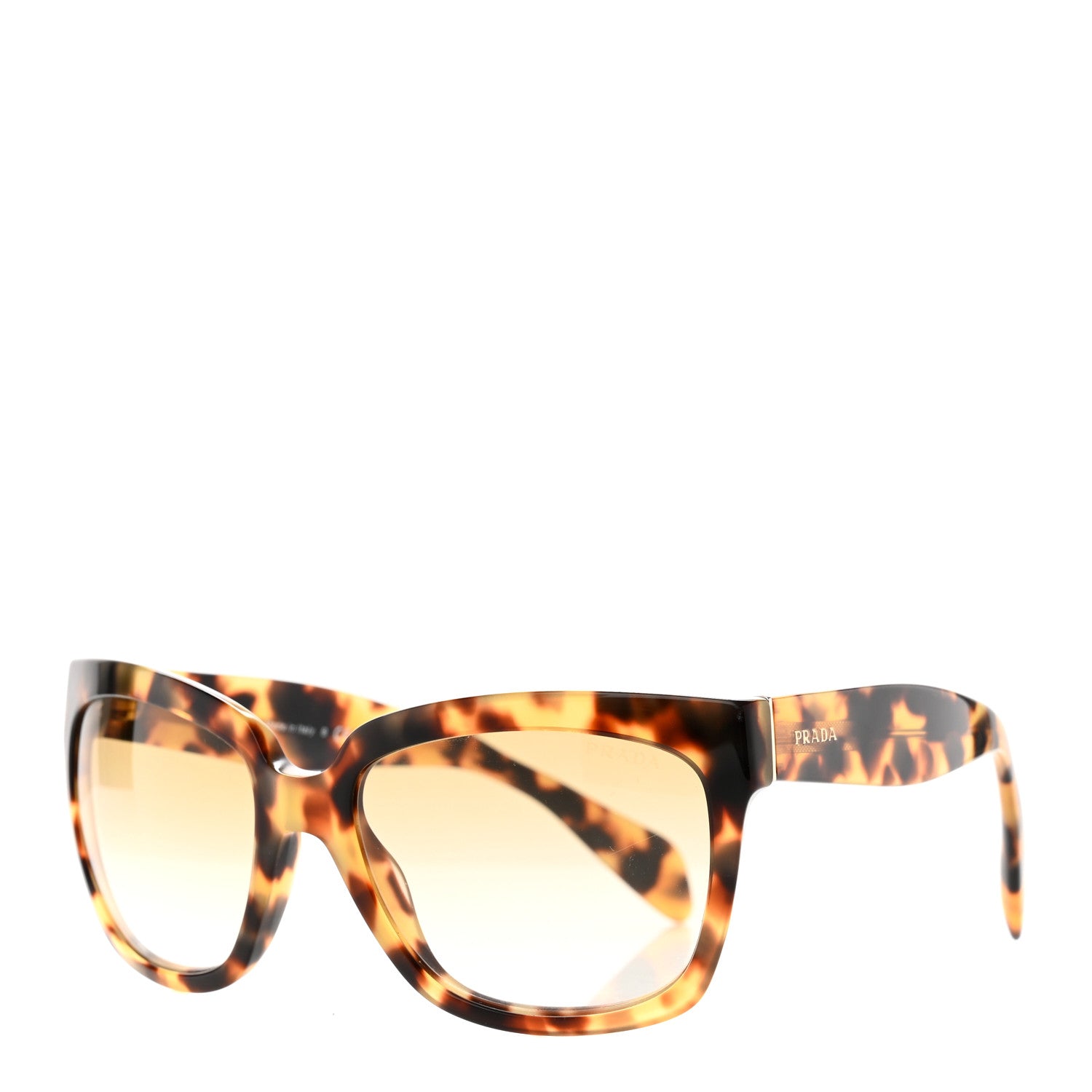 Prada Square Sunglasses SPR 07P Tortoise 1 of 8
