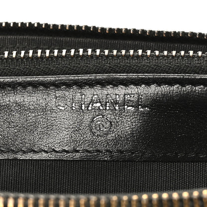 Chanel Lambskin Quilted Small Boy Clutch With Chain So Black 6 of 10