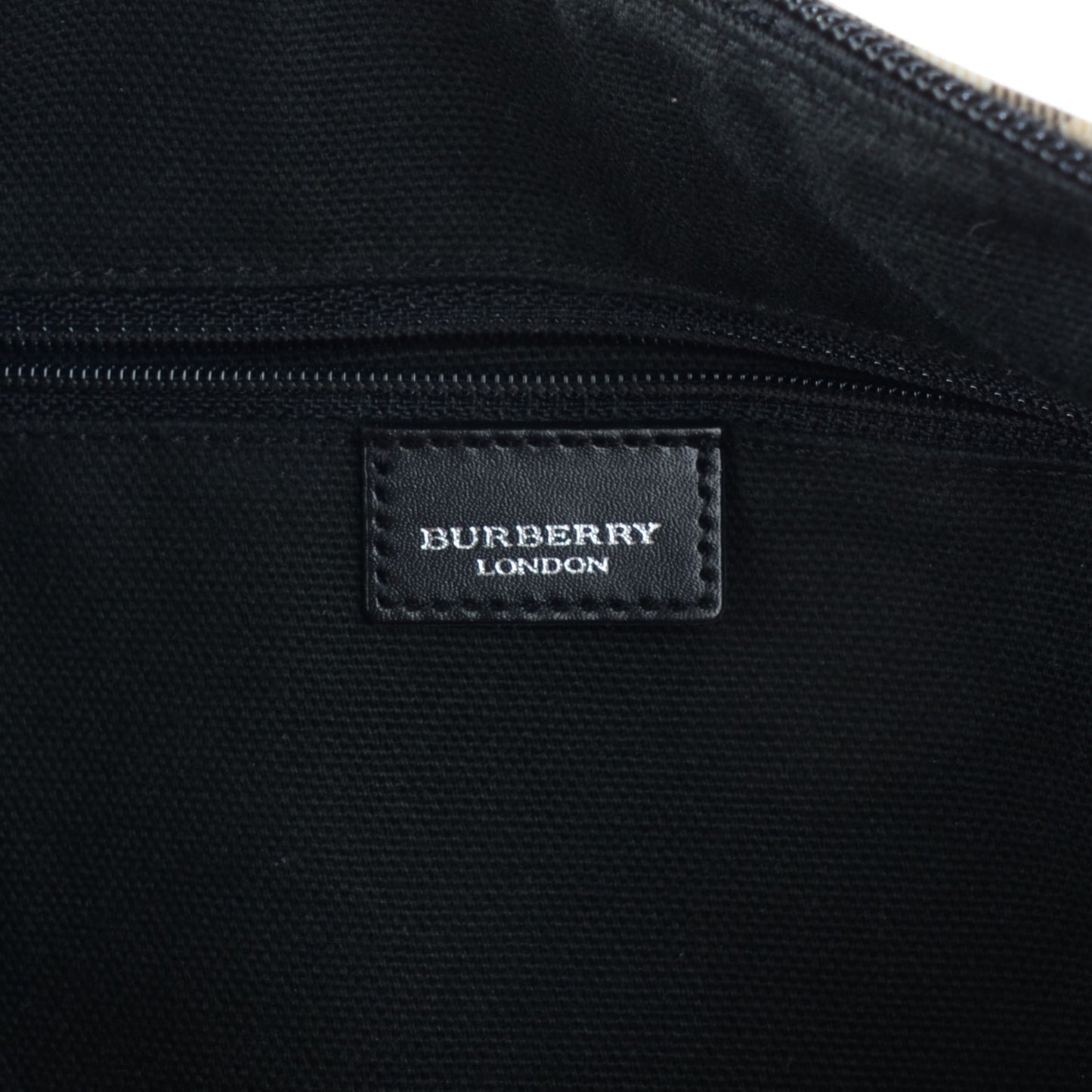House Check Satchel Black