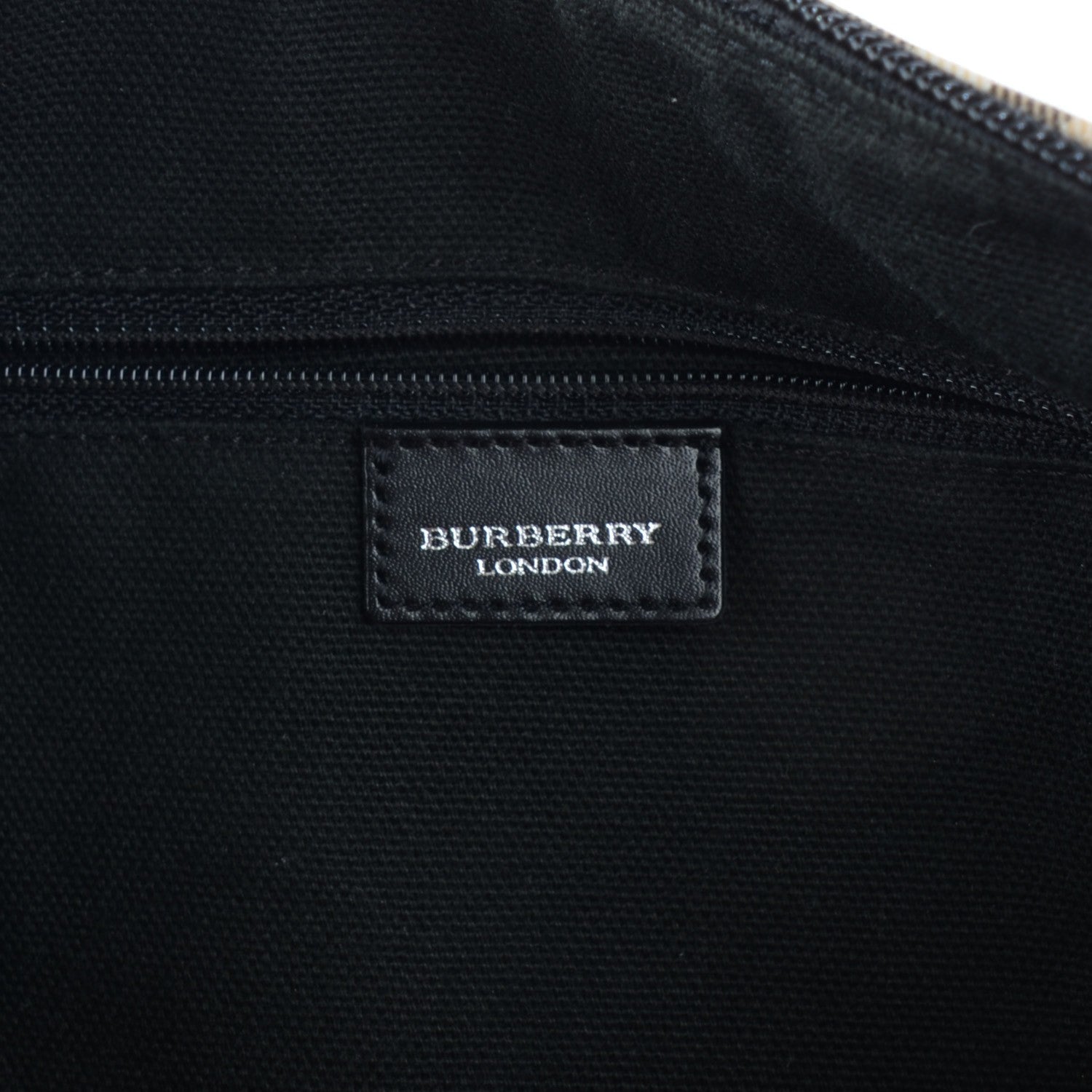 Burberry House Check Satchel Black 6 of 7