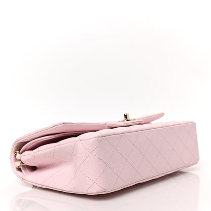 Chanel Caviar Quilted Medium Double Flap Light Pink 4 of 9