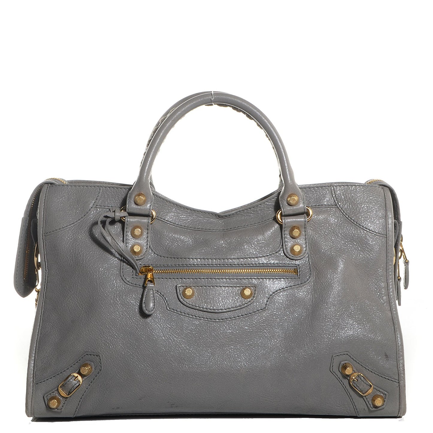 Agneau Giant 12 Gold Hardware City Gris Pyrite
