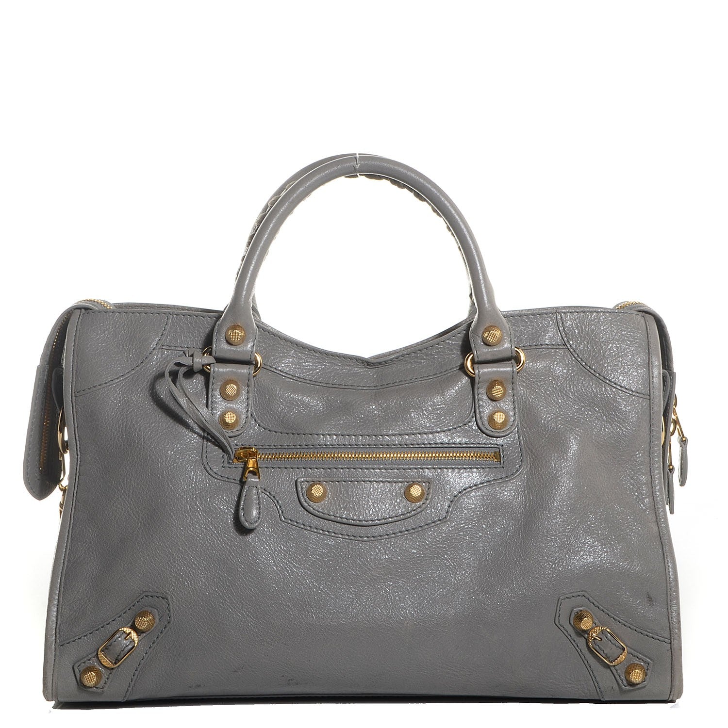 Balenciaga Agneau Giant 12 Gold Hardware City Gris Pyrite 1 of 12
