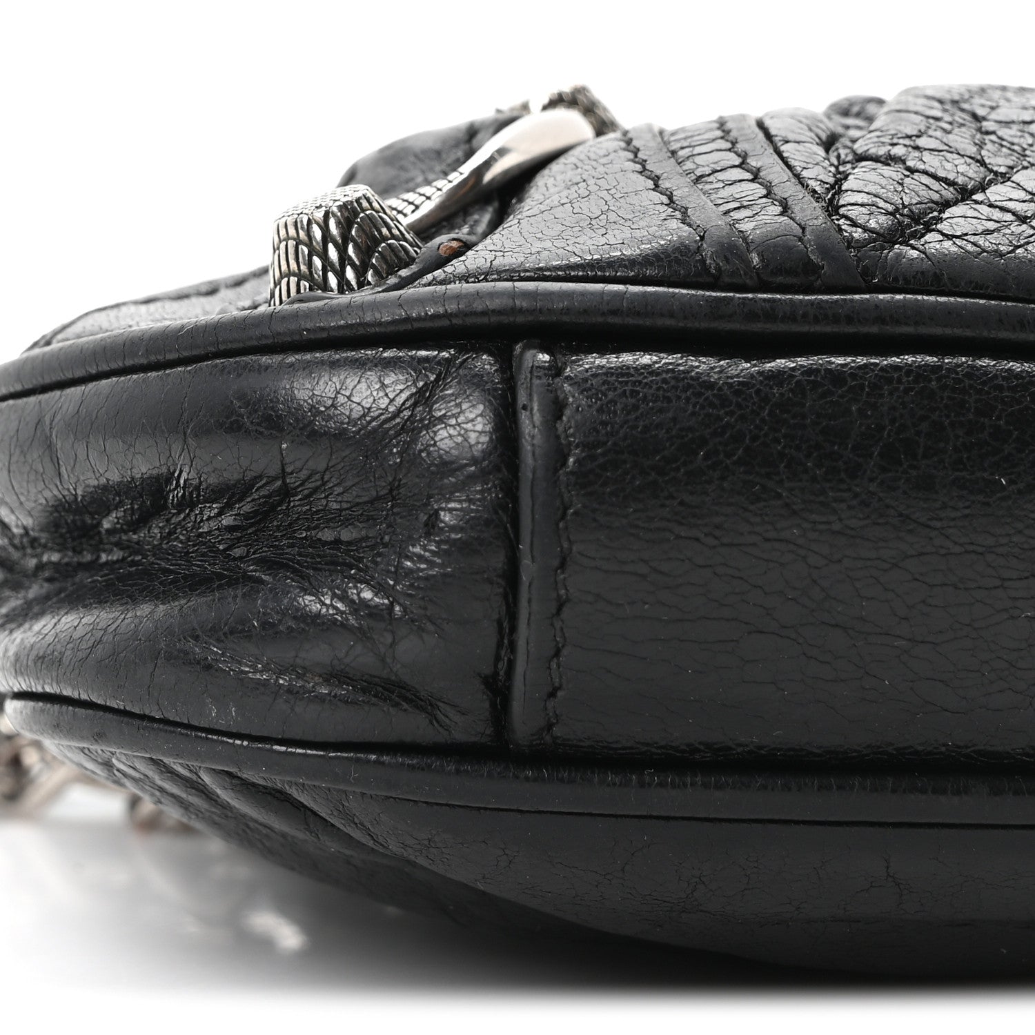 Balenciaga Agneau Arena Le Cagole Mini Purse With Chain Black 10 of 11
