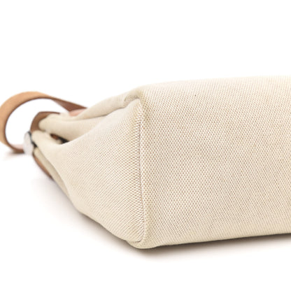 Hermes Toile Vache Calfskin Herbag 30 PM Natural 8 of 10