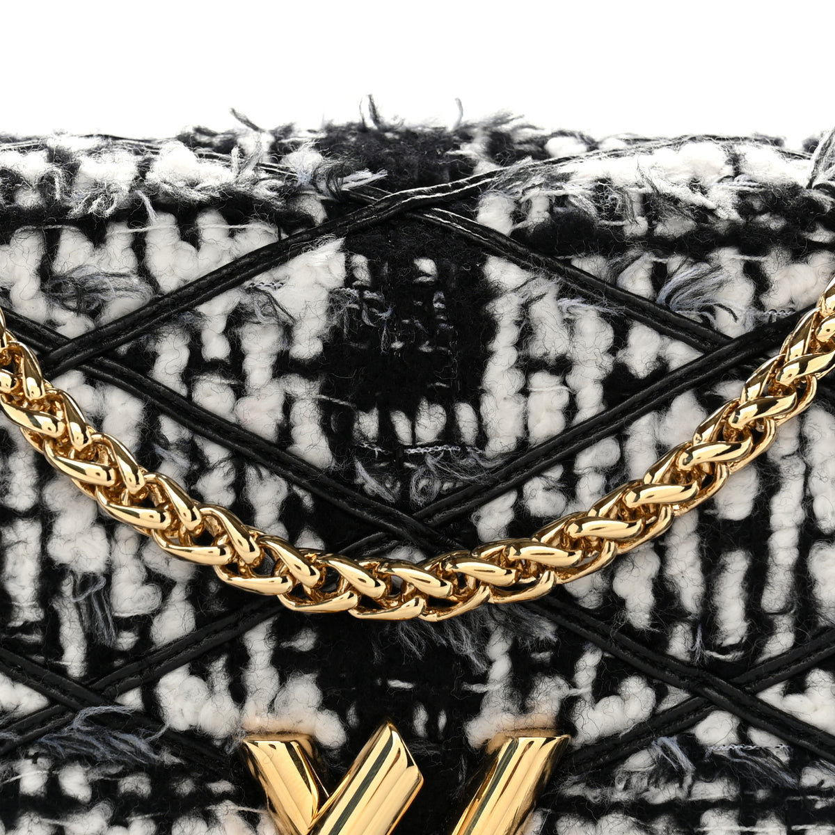 Tweed Malletage Top Handle GO-14 PM White Black