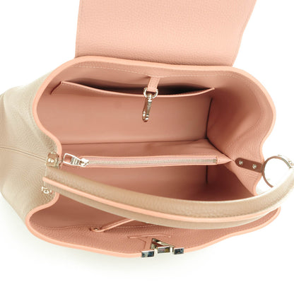 Louis Vuitton Taurillon Capucines MM Magnolia 5 of 7