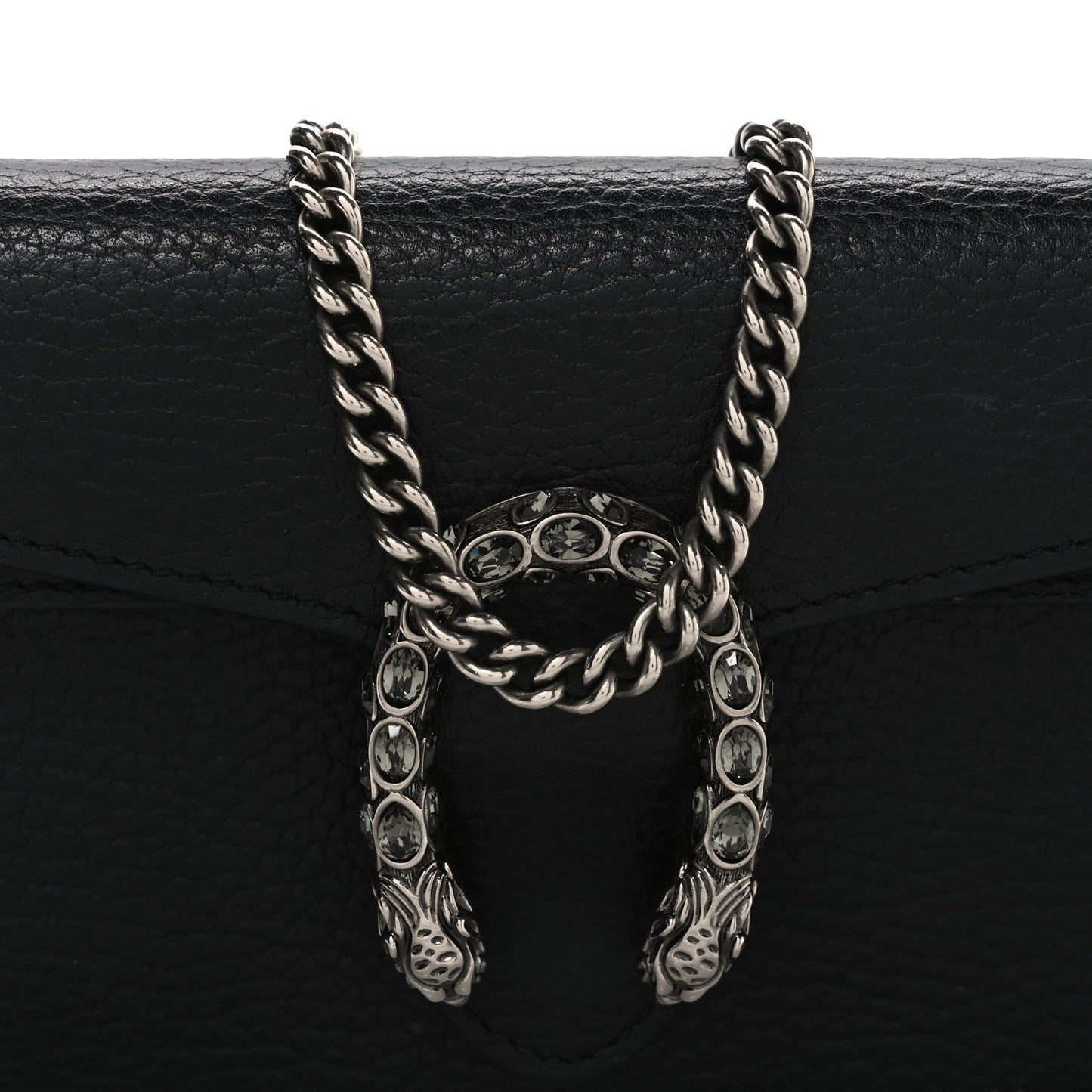 Calfskin Super Mini Dionysus Shoulder Bag Black