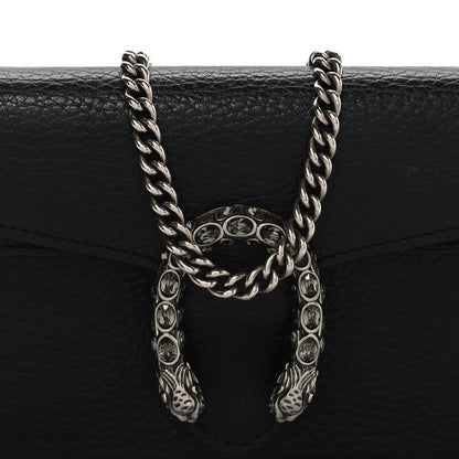 Gucci Calfskin Super Mini Dionysus Shoulder Bag Black 7 of 10