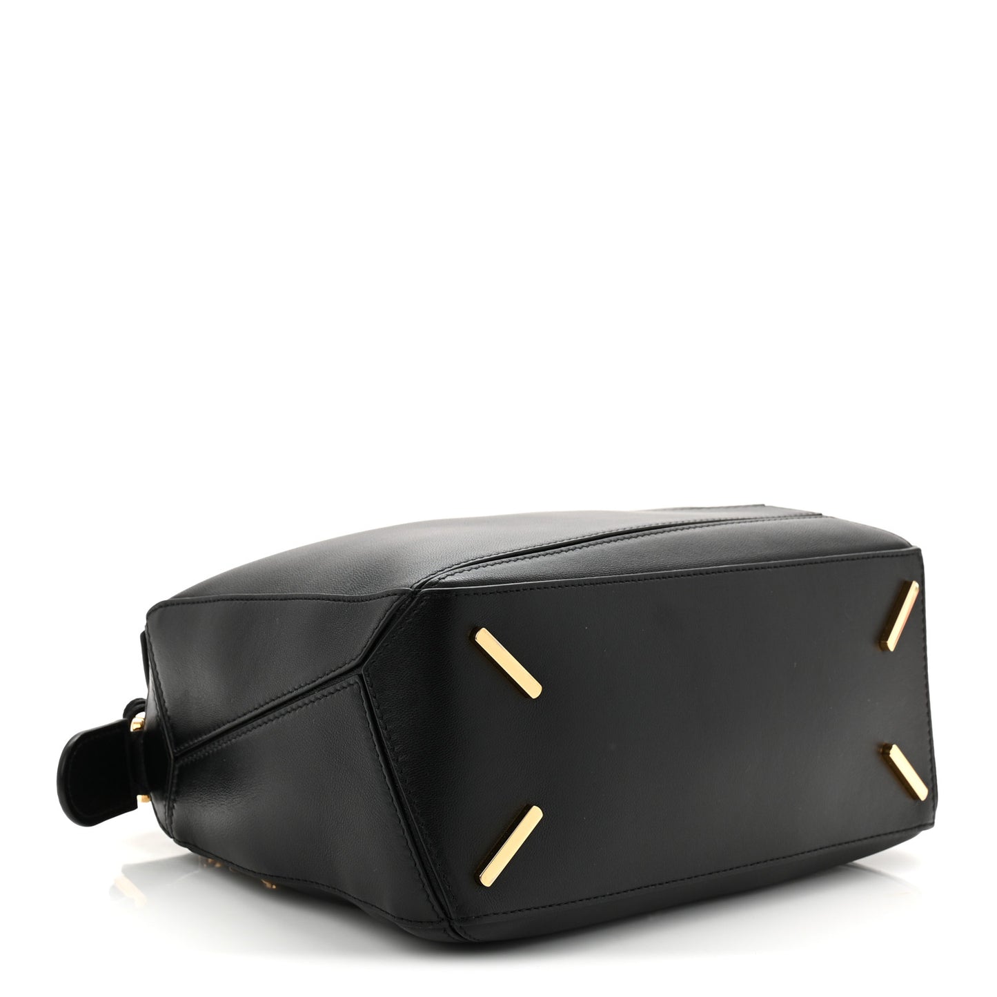 Nappa Lambskin Small Featherlight Puzzle Bag Black