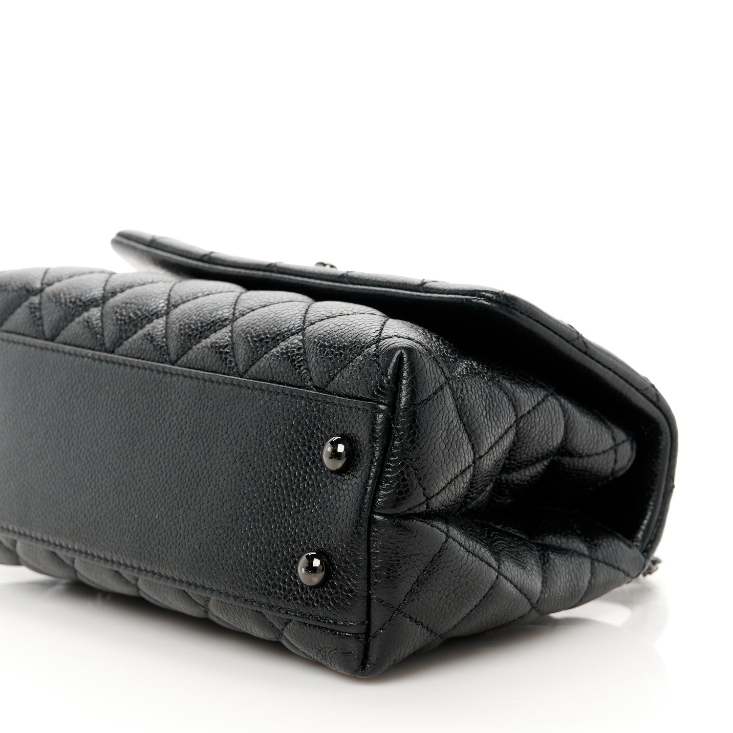 Chanel Caviar Quilted Mini Coco Handle Flap So Black 11 of 11