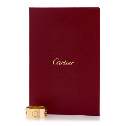 Cartier 18K Yellow Gold 11mm LOVE Ring 68 12.25 5 of 5