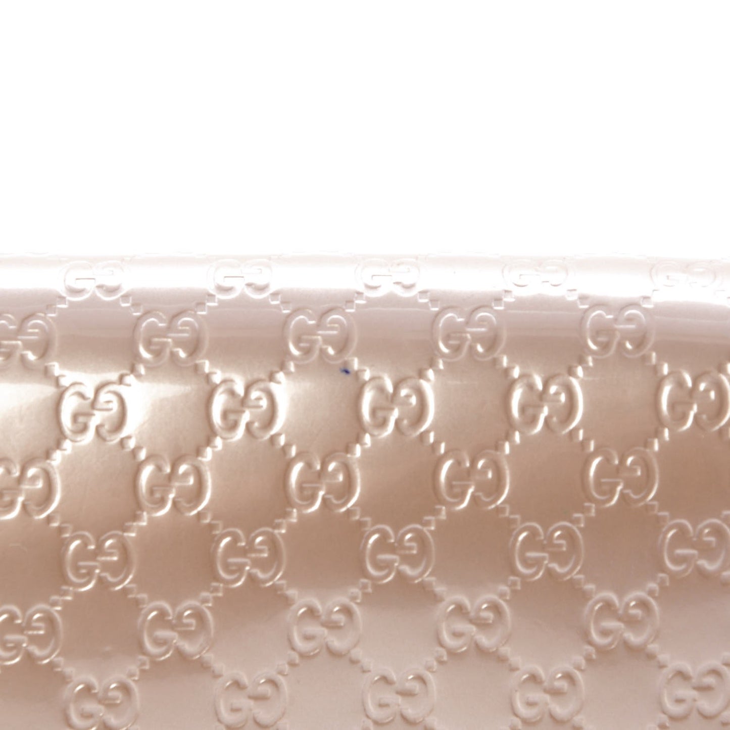 Microguccissima Signature Chain Wallet Rose Beige