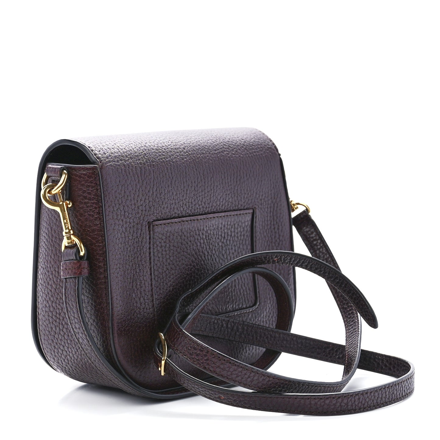 Classic Grained Calfskin Small Darley Satchel Oxblood