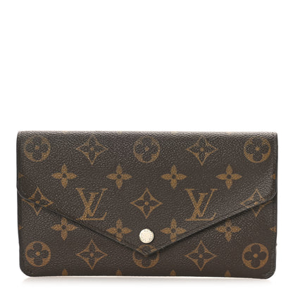 Louis Vuitton Monogram Sarah Wallet NM Rose Ballerine 1 of 8